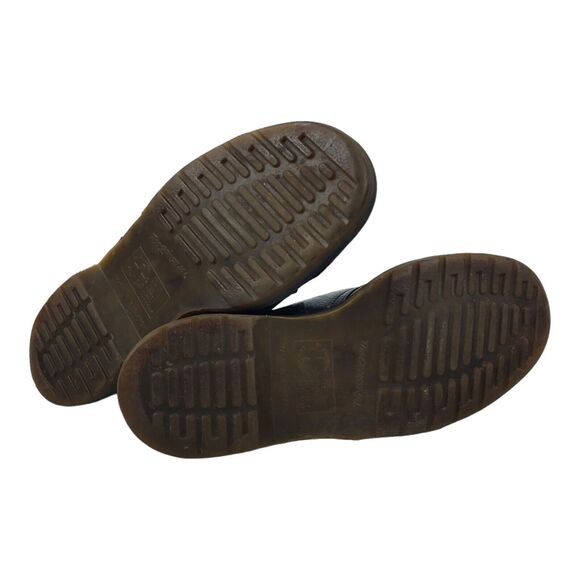 Vintage DR. MARTENS Shoes Mens *UK 8 US 9 Oxford Cracked Leather Made In ENGLAND